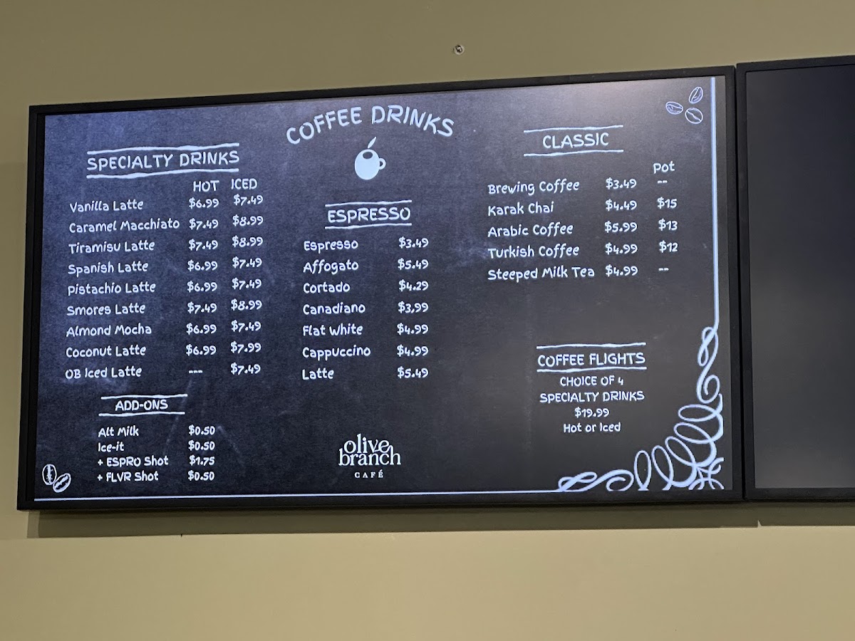 Olive Branch Cafe Menu - Image 2