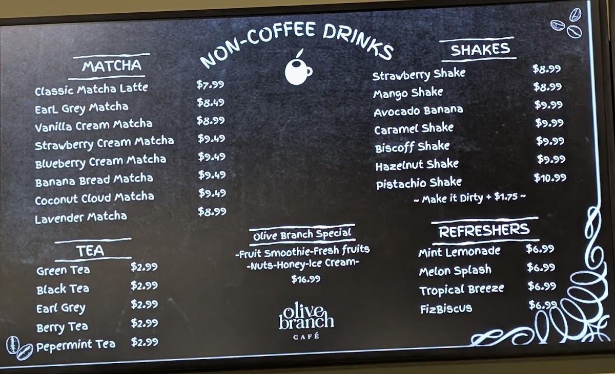 Olive Branch Cafe Menu - Image 3